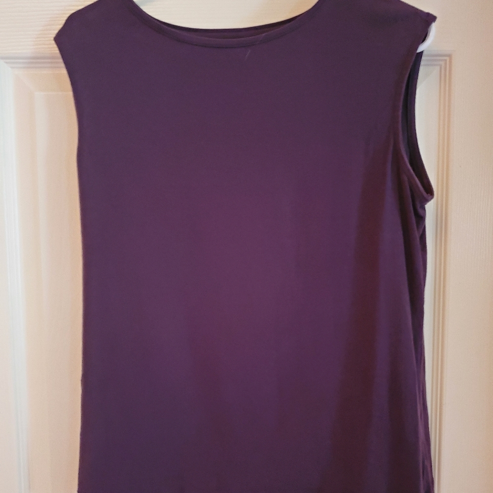 Coldwater Creek purple top